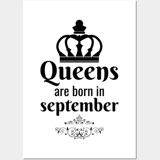 Queens are born in september Posters and Art